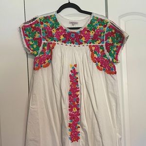 Frances Valentine Women's Embroidered Shift Dress